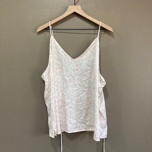 Stars Above Womens Size XXL leopard Satin Cami Top Tank